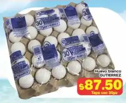 Super Gutiérrez Gutierrez huevo blanco oferta