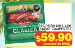 Super Gutiérrez Bafar Campestre salchicha para asar oferta