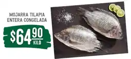 Soriana Súper Mojarra tilapia entera congelada oferta