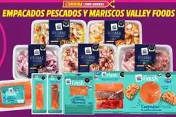 Soriana Súper Empacados pescados y mariscos valley foods oferta
