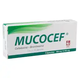 Farmacias YZA Mucocef 500Mg 12 Caps oferta