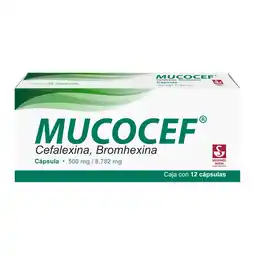Farmacias YZA Mucocef 500Mg 12 Caps oferta