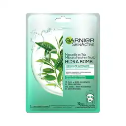 Farmacias YZA Garnier Skin Act Masc H Bomb Te Ver 28G oferta