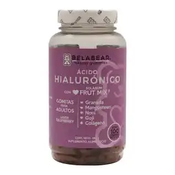 Farmacias YZA Belabear Acido Hialuronico 100 Gomitas oferta