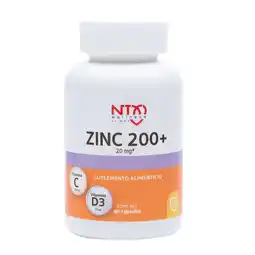 Farmacias YZA Zinc Nartex 20mg 60 caps oferta