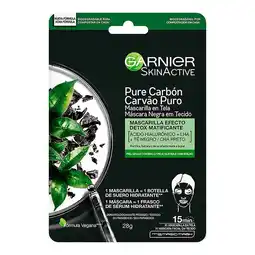 Farmacias YZA Garnier Skin Act Masc H Bomb Carbon 32G oferta