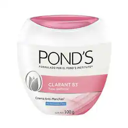 Farmacias YZA PONDS CLARANT B3 CREMA FACIAL 100G oferta