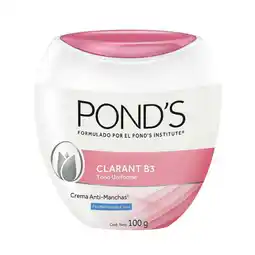 Farmacias YZA PONDS CLARANT B3 CREMA FACIAL 100G oferta