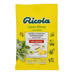 Farmacias YZA Ricola Limon-Menta Sin Azuc 28.8G 8 Pzas oferta