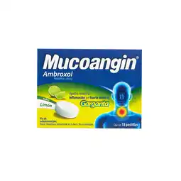 Farmacias YZA Mucoangin Limon 20Mg 18 Past oferta