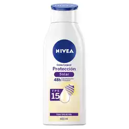 Farmacias YZA NIVEA Crema Corporal Humectante Protección Solar FPS 15 Todo tipo de piel 400 ml oferta