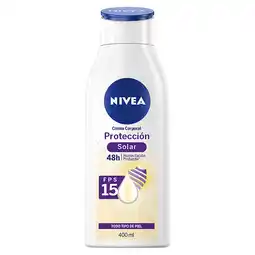 Farmacias YZA NIVEA Crema Corporal Humectante Protección Solar FPS 15 Todo tipo de piel 400 ml oferta