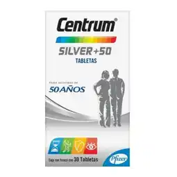 Farmacias YZA Centrum Silver 50+ Multivitamínico y Minerales oferta