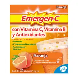 Farmacias YZA Emergen C Naranja 10 Sbs oferta