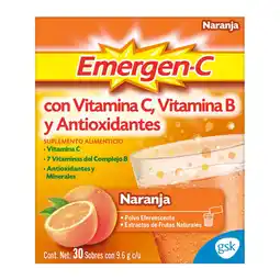 Farmacias YZA Emergen C Naranja 10 Sbs oferta