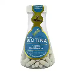 Farmacias YZA Solanum Biotina+Acido Hialuroni 30 Caps oferta