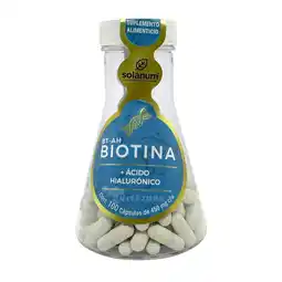 Farmacias YZA Solanum Biotina+Acido Hialuroni 30 Caps oferta