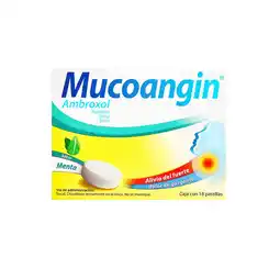 Farmacias YZA Mucoangin Menta 18 Past oferta
