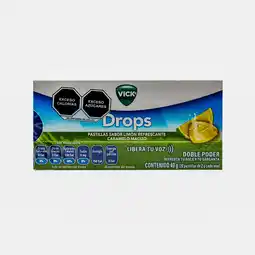 Farmacias YZA Vick Limón 20 Past oferta