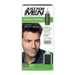 Farmacias YZA JUST FOR MEN TINTE NEGRO 60ML oferta