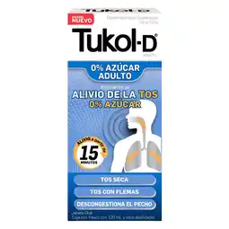 Farmacias YZA Tukol-D Jarabe Adulto 0% Azucar 120Ml oferta