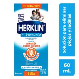 Farmacias YZA HERKLIN ANTI PIOJOS Y LIENDRES LOCIÓN 60ML oferta