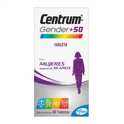 Farmacias YZA Centrum Gender +50 Mujer 60 Tabs oferta