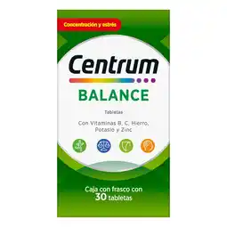Farmacias YZA Centrum Formula Avanzada 30 Tabs oferta