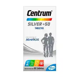 Farmacias YZA Centrum Silver +50 60 Tabs oferta