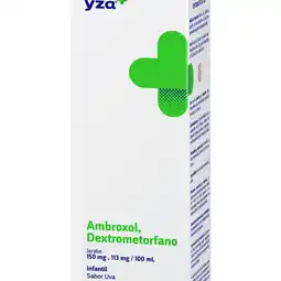 Farmacias YZA Yza Ambroxol, Dextrometorfano Infantil 150Ml oferta
