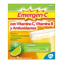 Farmacias YZA Emergen C Limon 10 Sbs oferta