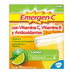 Farmacias YZA Emergen C Limon 10 Sbs oferta
