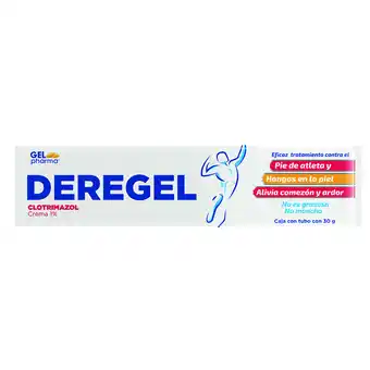 Farmacias YZA DEREGEL ANTIFUNGICIDA DERMATOLOGICO CLOT oferta