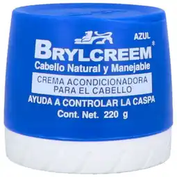Farmacias YZA BRYLCREM ANTICASPA CREMA ACONDICIONADORA 220G oferta