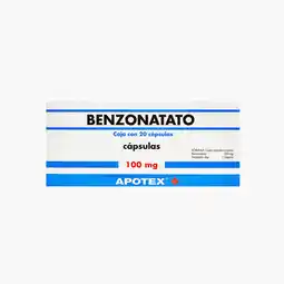 Farmacias YZA Benzonatato Apotex 100Mg 20 Caps oferta