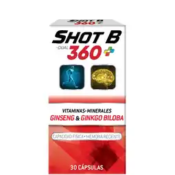 Farmacias YZA Shot-B Dual 360 30 Caps oferta