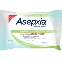 Farmacias YZA Asepxia Toallitas Limpiadoras Anti Imperfecciones 10 Unidades oferta