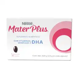 Farmacias YZA Nestle Mater Plus DHA 34g oferta