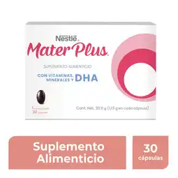 Farmacias YZA Nestle Mater Plus DHA 34g oferta