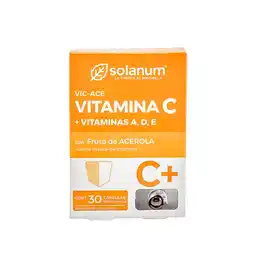 Farmacias YZA Solanum Vitamina C+A D E 30 Caps oferta