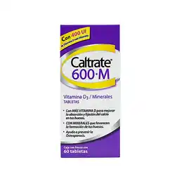 Farmacias YZA Caltrate 600+M 60 Tabs oferta