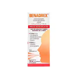 Farmacias YZA Benadrex Jarabe 0.25G/0.30G 150Ml oferta