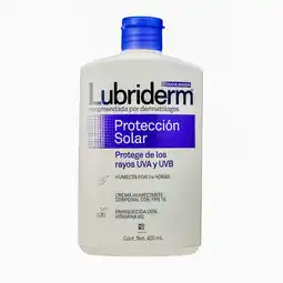 Farmacias YZA Crema Lubriderm Protección Solar Uv Fps 15 400 Ml oferta