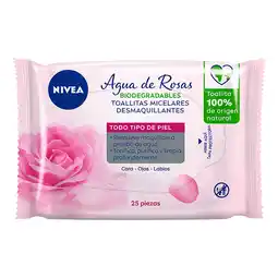 Farmacias YZA Nivea Toallitas Agua De Rosas 25 Pzas oferta
