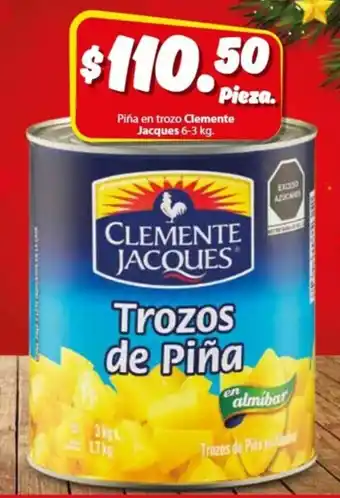 Piña en Trozos Clemente Jacques 6-3kg