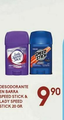 Alsuper Desodorante en barra speed stick oferta