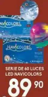 Serie de 60 luces de navidad