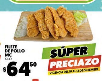 Merco Filete De Pollo MC Kilo oferta