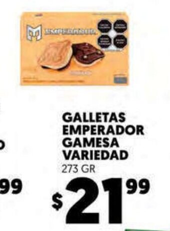 Galletas Emperador Gamesa Variedad 273 gr