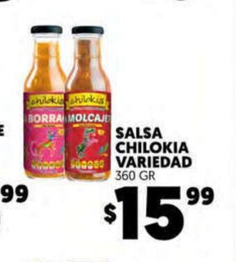 Merco Salsa Chilokia Variedad 360 gr oferta
